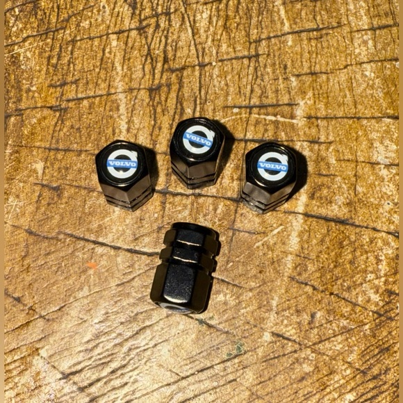 Volvo Metal Auto Car Tire Valve Stem Caps Compatible with Volvo s60 s90 xc60 xc4 - Picture 2 of 2